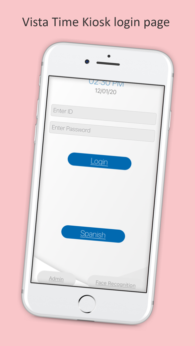 Screenshot #1 pour Vista Time Kiosk