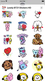 How to cancel & delete lovely bt21 stickers hd 3