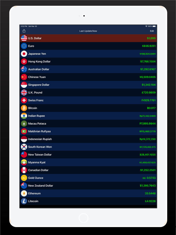 Screenshot #4 pour Currency Exchange Rates