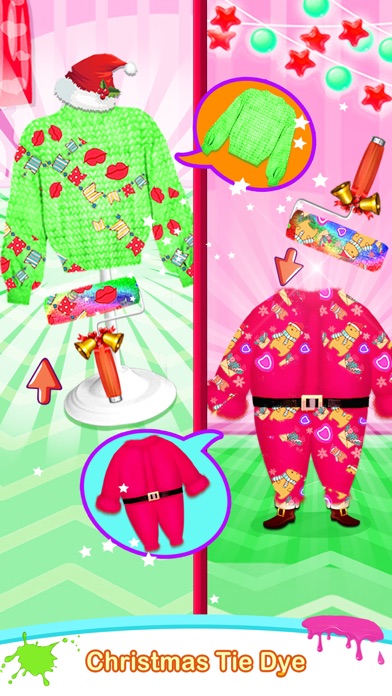 Holiday Tie Dye Fashion Art Screenshot