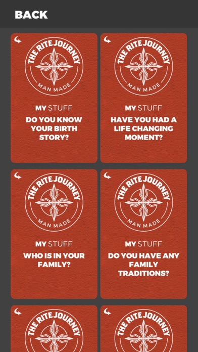 Man Made Conversation Cards Screenshot