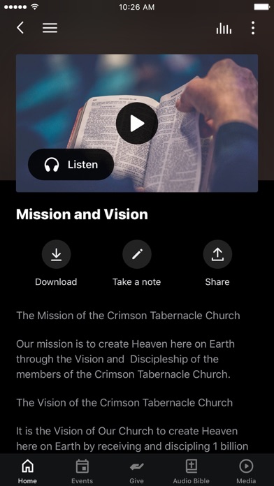 The Crimson Tabernacle Church Screenshot