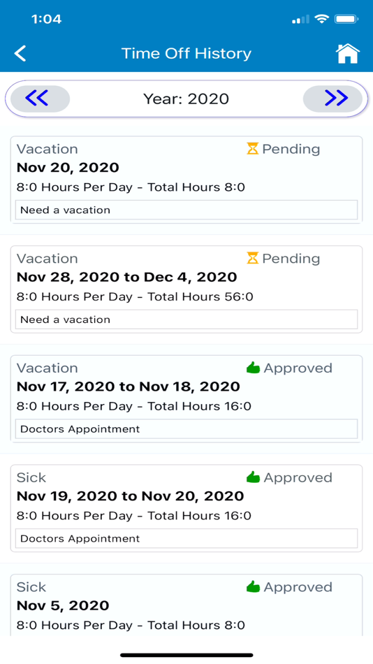 #8. EasyClocking 1.2 (iOS) 作者: EasyWorkforce Software Inc.