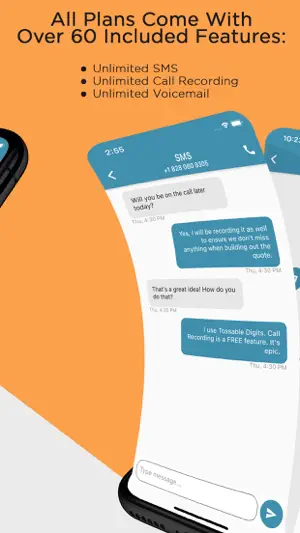 Tossable Digits Phone Numbers screenshot 2