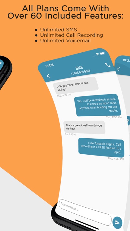 Tossable Digits Phone Numbers