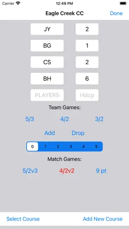 Game screenshot My Golf Scorecard mod apk