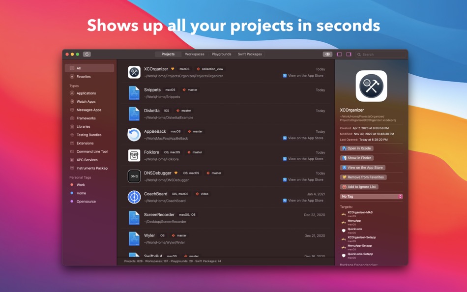 XCOrganizer - 1.2.4 - (macOS)