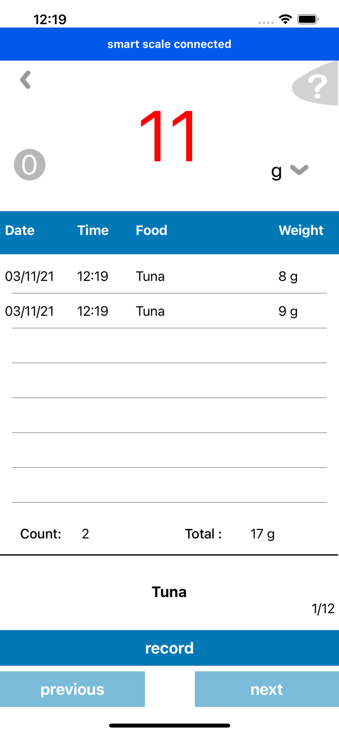 Chef123 food inventory tool