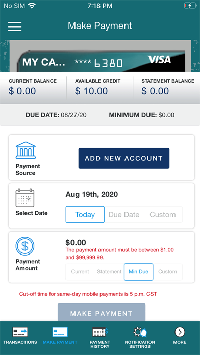 IAACU Cards Screenshot