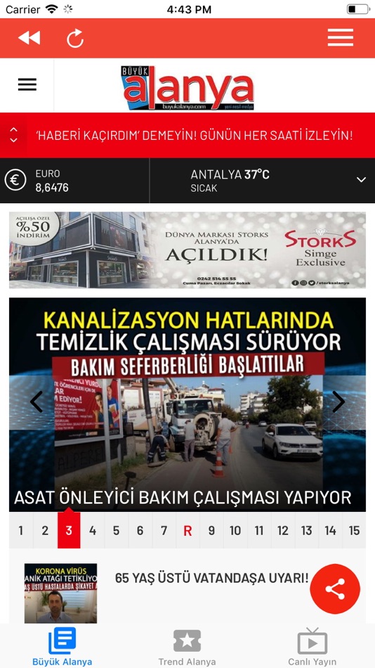 Büyük Alanya Haber TV - 1.0.0 - (iOS)