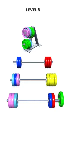 Game screenshot Barbell Sort Puzzle apk