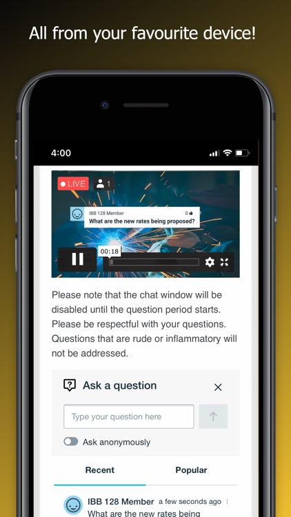 IBB Local 128 Member App