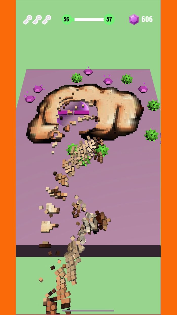 PIXEL CUTTING ASMR SATISFYING