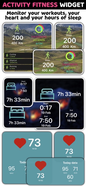Fitness widget without apple 2025 watch