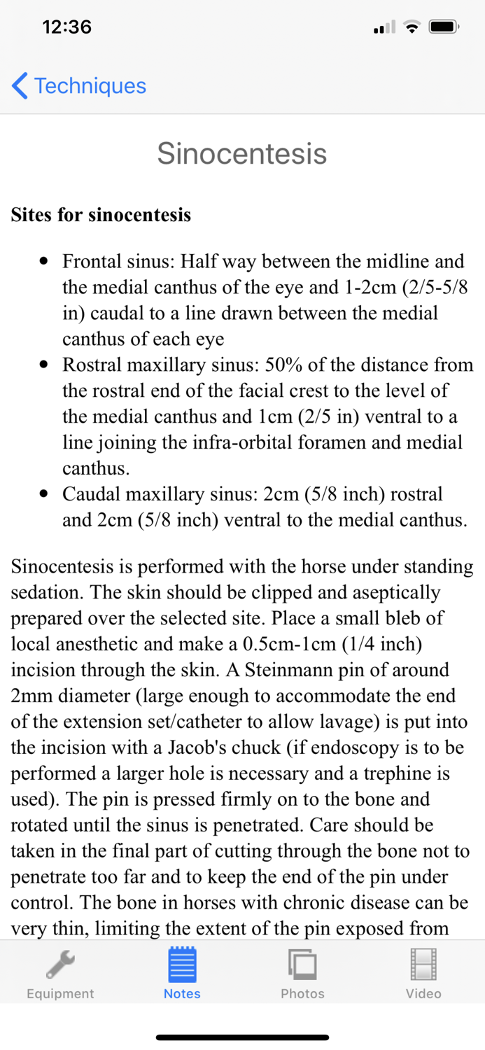 BEVA Equine Techniques