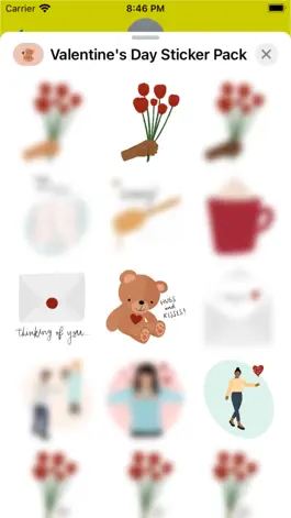 Game screenshot Valentine's Day Sticker Pack apk