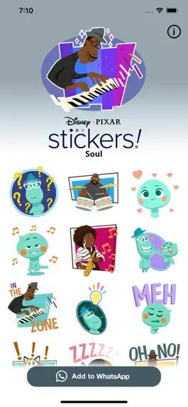 Game screenshot Pixar Stickers: Soul mod apk