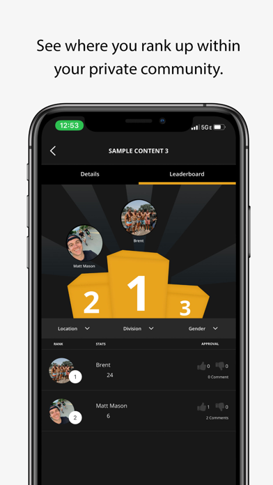Screenshot #2 pour ChallengeMe Training