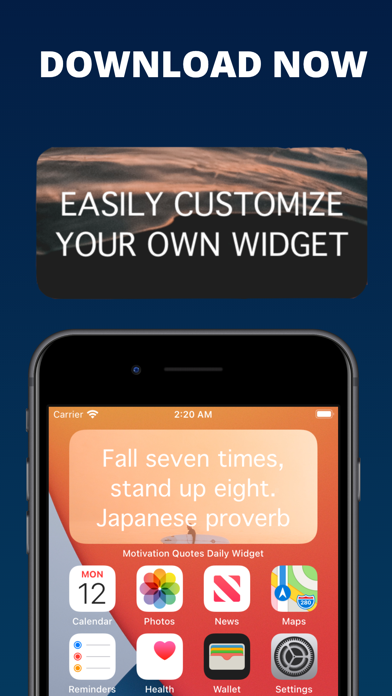 Motivational Widget Screenshot