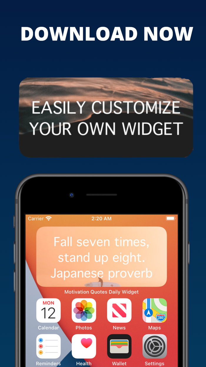Motivational Widget
