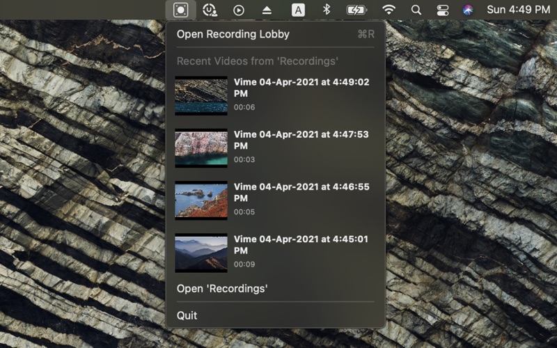 Screenshot #3 pour Vime - Screen & Video Recorder