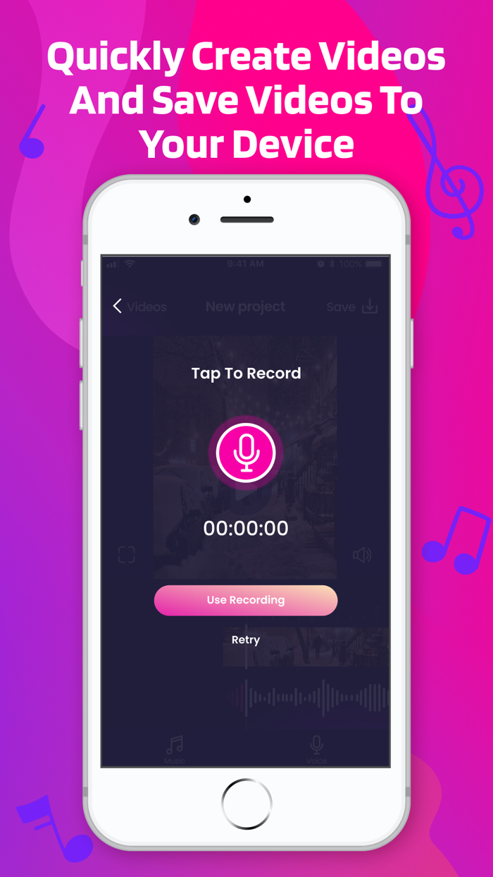 Video collage with music