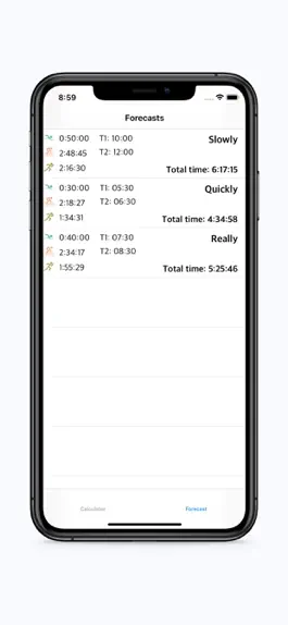 Game screenshot Triathlete сalculator hack