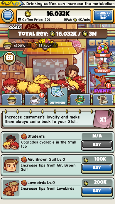 Own Coffee Shop: Idle Game Screenshot