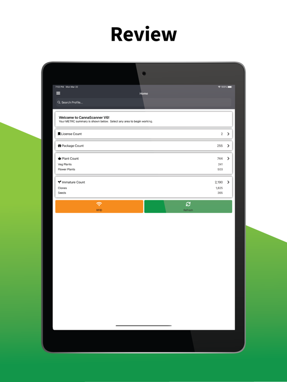 CannaScanner Mobile iPad screenshot 3 - Business app