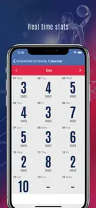 Basketball Schedule NBA 2024 screenshot #3 for iPhone