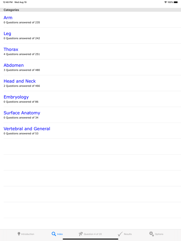 Screenshot #4 pour Anatomy MCQs