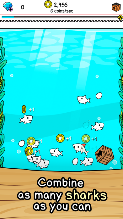 Screenshot #1 pour Shark Evolution - Clicker Game