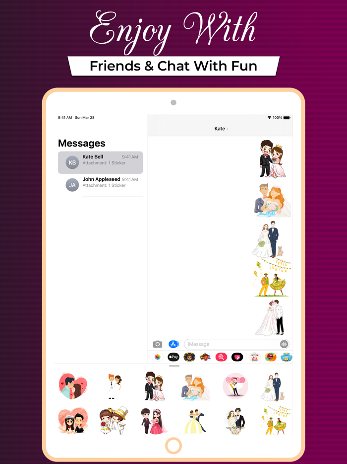 Wedding Love Stickers