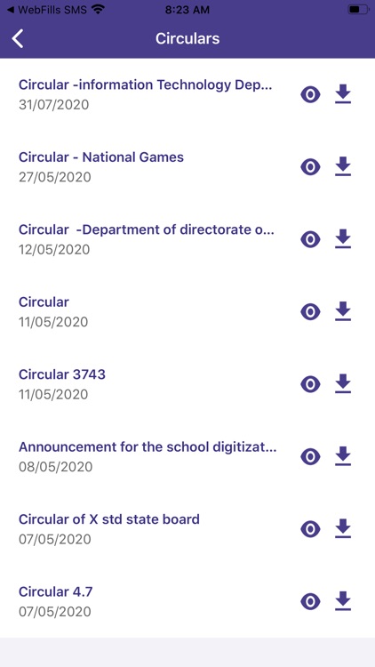 Teacher App-WebFills SMS