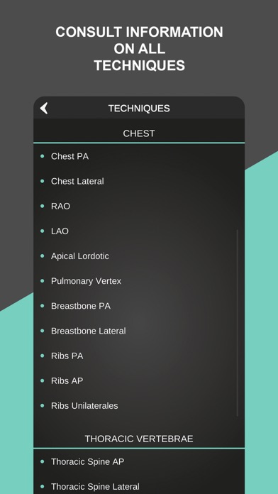 RX - Radiographic Positioning Screenshot