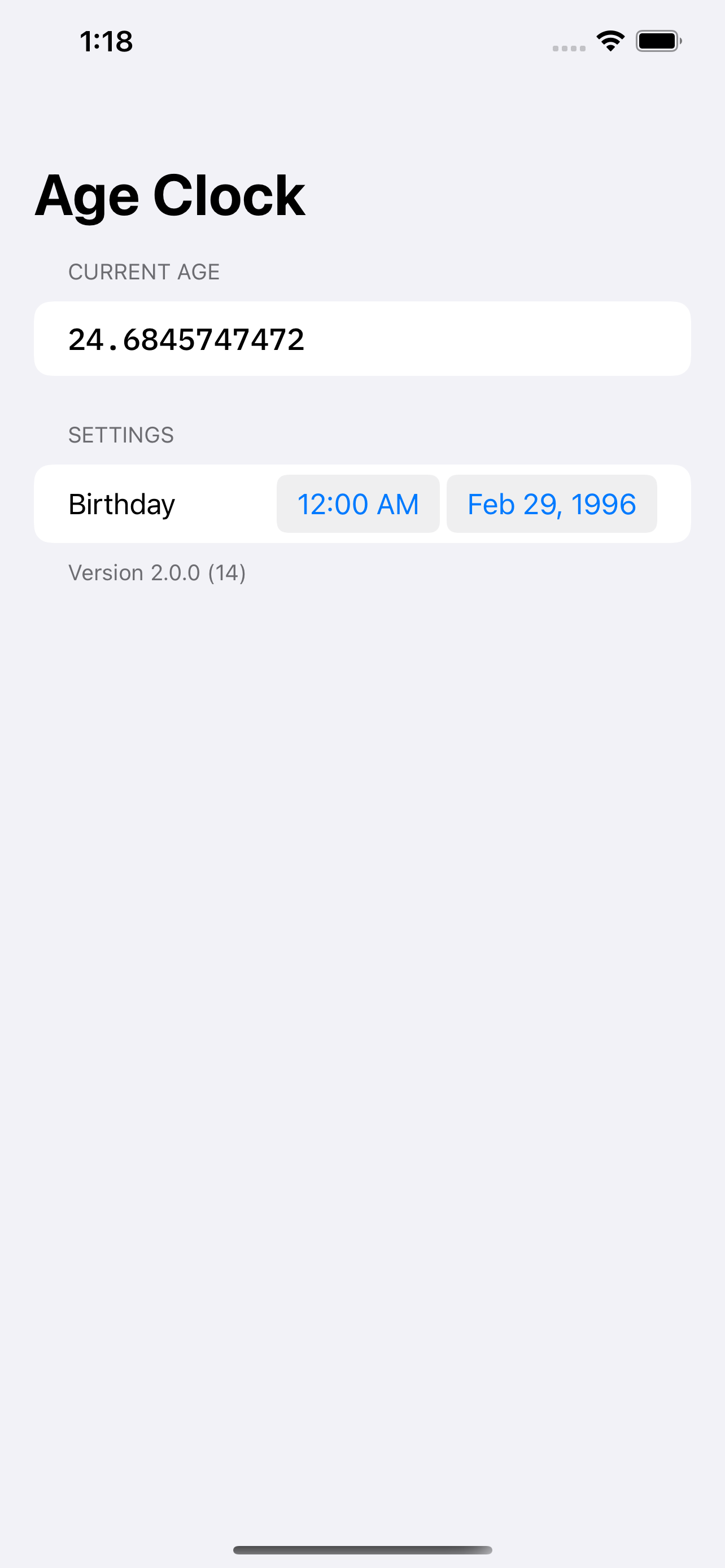 Age Clock
