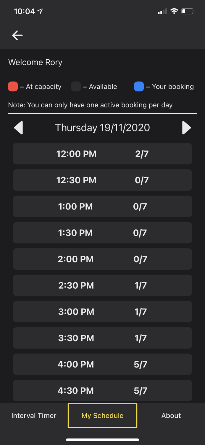 Core Advantage Interval Timer