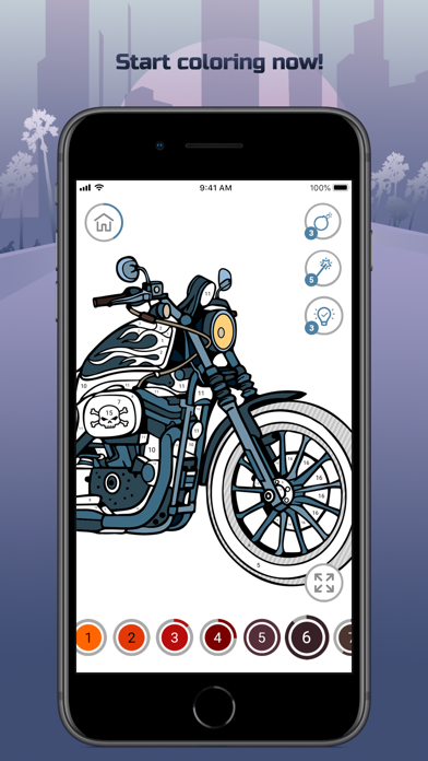 Cars Color By Number Screenshot