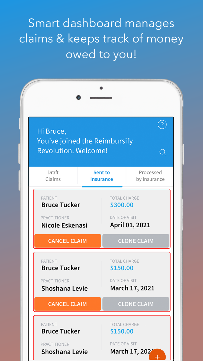 Reimbursify File Claims Fast