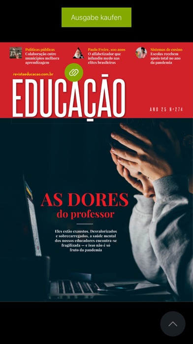 Revista Educação. Screenshot