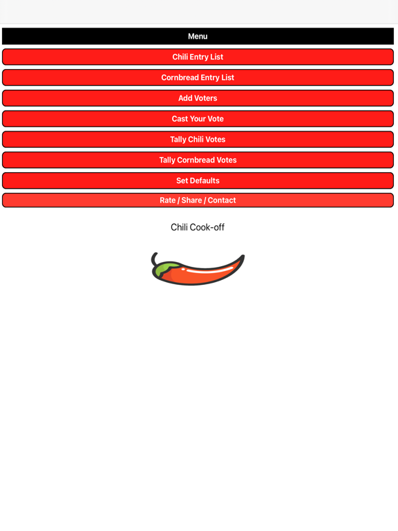 Screenshot #5 pour Chili Cook-Off Score Board