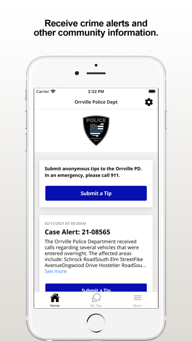 Orrville PD Screenshot
