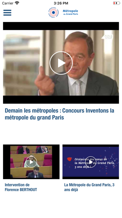 LR Métropole du Grand Paris Screenshot
