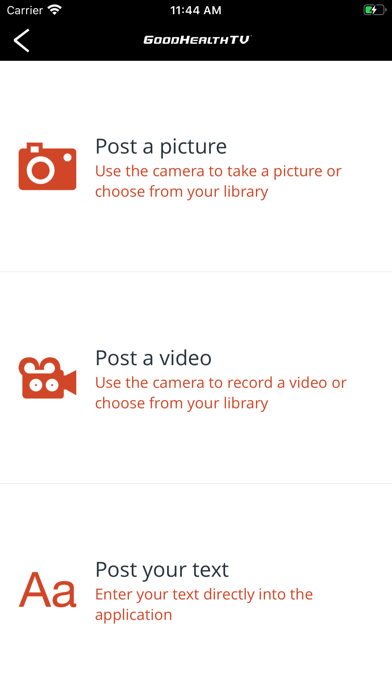 GoodHealthTV® on the Go Screenshot