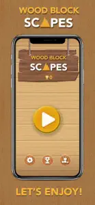 Wood Block Scapes Puzzle screenshot #6 for iPhone