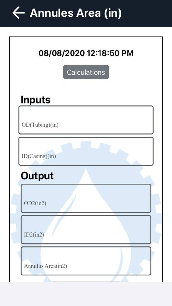 SMART Oil Field Calculation