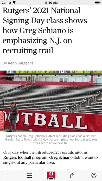 Rutgers Football News Screenshot 3 - AppWisp.com