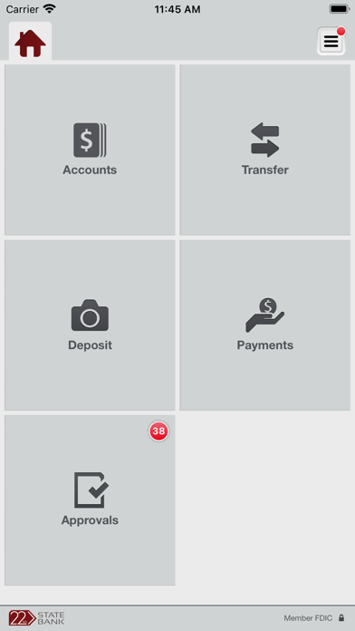 22nd State Bank Biz Screenshot