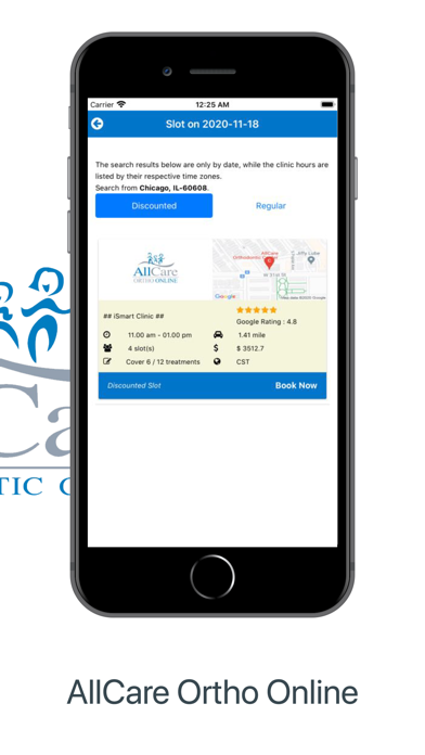 AllCare Ortho Online Screenshot