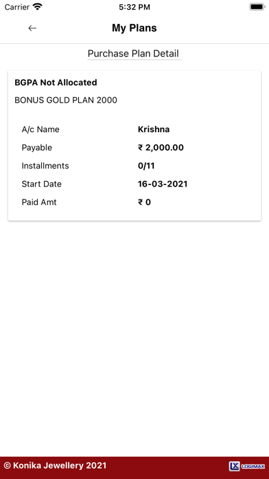 Konika Jewellery Screenshot